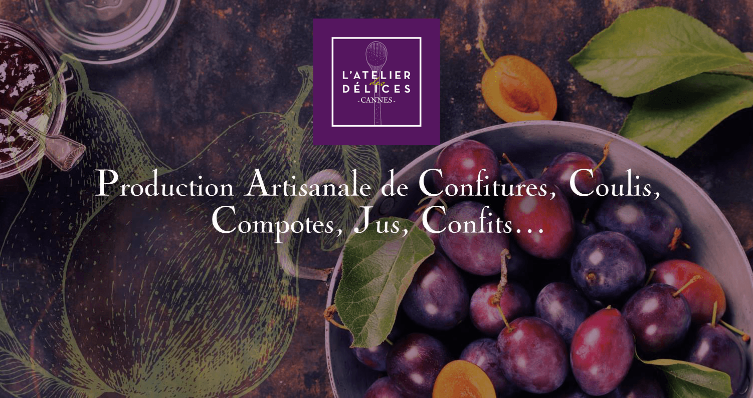 L'Atelier des délices - Page d'accueil